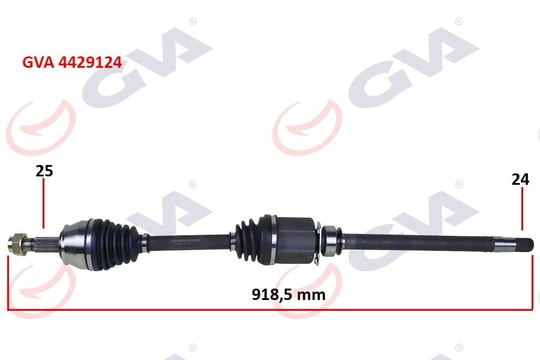 GVAAks Komple Sağ Bıpper-Nemo 1.3 Hdı 10 Fıorıno 1.3 Mjtd Euro5 Mot. 13 İç Aks KafalıGVA 4429124