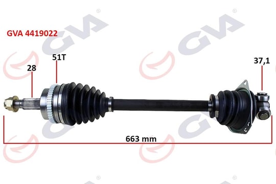 GVAAks Sol Komple Renault Master Iı 01 2.5D G9uGVA 4419022