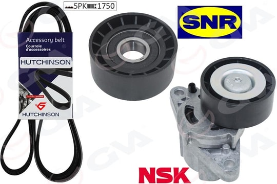 GVAAlternatör Gergi Kiti Kütüklü Clıo Iı-Kangoo-Megane I-Scenıc I-Logan 1.4-1.6 16V Klimalı Hidr K015pk1750GVA 59A1107