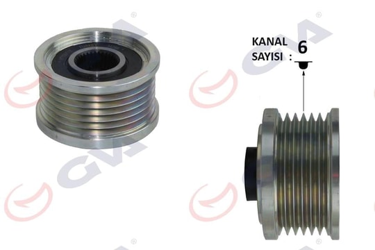 GVAAlternatör Kasnağı Doblo-Lınea 10- /Bravo 07- 1.6 Mjt 6 KanalGVA 2829110