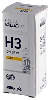 HELLAAmpul H3 12V 55W Pk22s Halojen Mercedes Audı Ford Hyundaı VwHELLA 8GH242632041