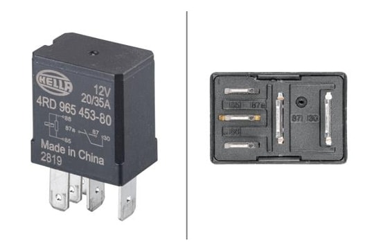HELLAArka Cam Isıtıcı Rölesi.5-Kutuplu.Değiştirici.UniversalHELLA 4RD965453801