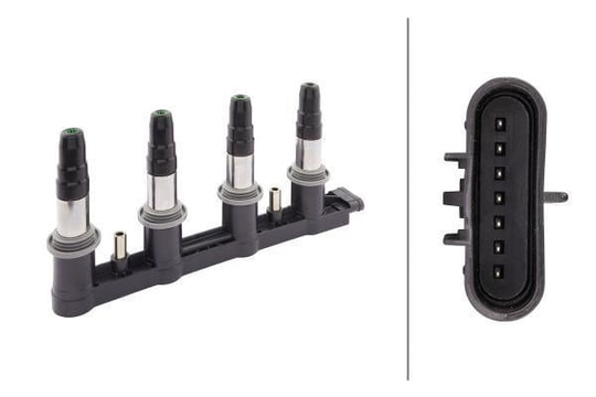 HELLAAteşleme Bobini Chevrolet Aveo 1.4 06 > Cruze 1.4-1.6-1.8 09 > Kalos 1.4 05 > Lacettı 1.4-1.6 05 >HELLA 5DA358000321