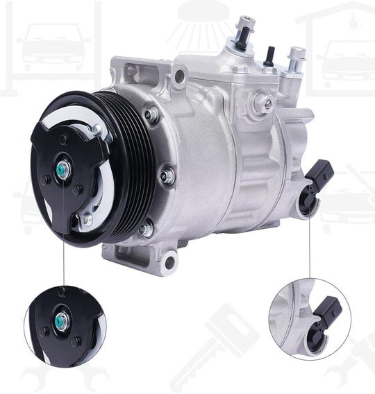 DENSOAudi A3 Klima Kompresörü Denso Marka 1K0820859S 1K0820859S