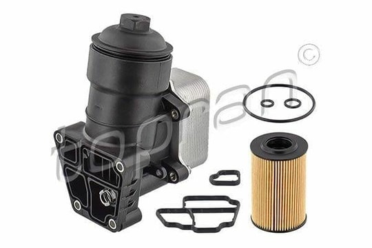 AudiAudi Q3) Yağ Filtre Braketı + Soğutucu + Filtre (Vw Amarok / Caddy / Crafter / Golf / Passat / Polo / Transporter /  Topran 117295TOPRAN 117295