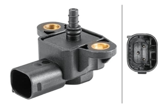 HELLABasınc Sensoru Mercedes Om640 Om642 Om646 Om647 Om648 W203 W204 C219 W211 W212 W164 X204 W220 W221HELLA 6PP358152271