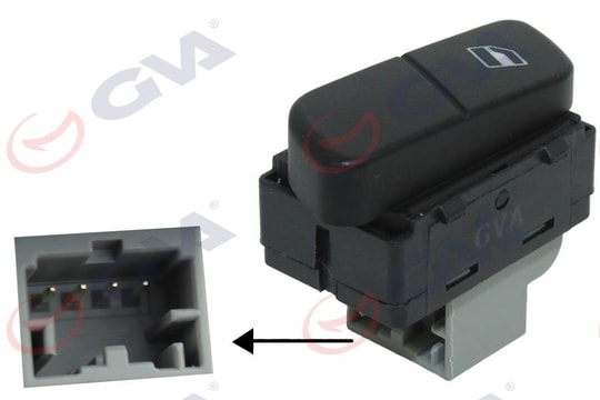 GVACam Açma Anahtarı Anahtarı Tekli Arka Sağ Vw PoloGVA 8075008