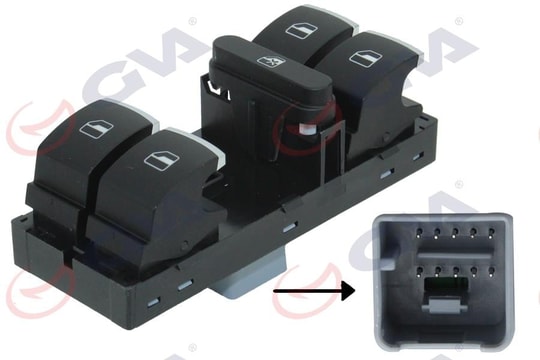 GVACam Açma Anahtarı Sol Golf 6 09-12 -Jetta 11-17 -Passat 10-14 -Tıgunan 08-18 -Touran 10-15 - Amarok 11-16GVA 8075064