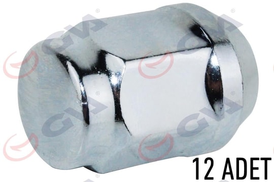 GVAÇelik Jant Somunu Japon Araç Grubu Aa.19 M12x1.50GVA 8871112