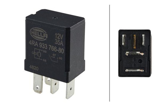HELLAÇok Fonksiyonlu Röle.4-Kutuplu.Değiştirici.UniversalHELLA 4RA933766801