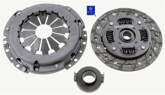 SACHSDebriyaj Seti Baskı Disk Bilya Honda Jazz 1.4L L13a1 02-07 / Cıty 1.3L L13z 05->SACHS 3000951506
