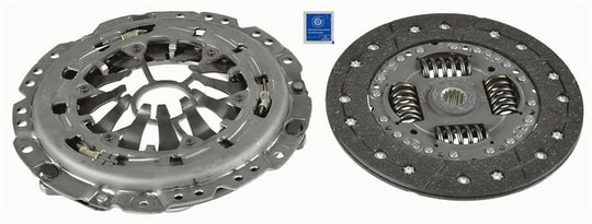 SACHSDebriyaj Seti Baskı Disk Corsa C-D 1.0-1.2-1.2 12V Z10xe-Z12xep Yarı Otomatik / EasytronicSACHS 3000951105