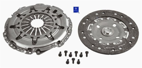 SACHSDebrıyaj Setı Baskı Disk Rulmansız Suzukı Swıft. Splash 1.3L D13a Multıjet Dizel 06->SACHS 3000951971
