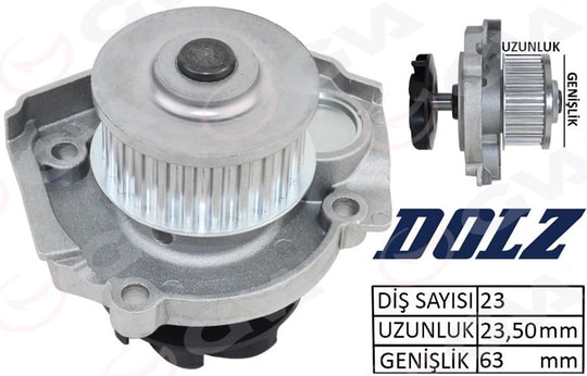 GVADevirdaim Albea-Punto-Lınea-Idea-Stılo-Brava-Ypsılon 1.2/1.4 16V Pa866GVA 5221310