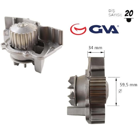 GVADevirdaim Partner-Berlıngo 96 Jumper-Scudo 96-02 Expert 96 1.9D Pa391 Pa911GVA 5245110