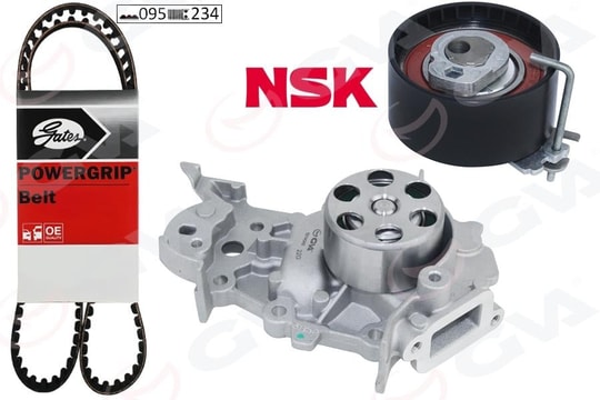 GVADevirdaimli Eksantrik Gergi Kiti 095X234 Renault Clıo Iı 98 05 Clıo Iıı 05 12 Clıo Iv 12 19GVA 59WPK1425G
