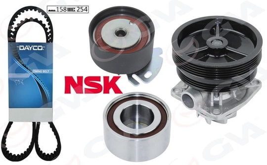 GVADevirdaimli Eksantrik Gergi Kiti 158X254 Brava 95-01 -Doblo 01- -Palıo-Albea 96- -Marea 97-02 1.6GVA 59WPK2140D