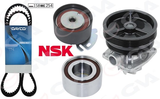 GVADevirdaimli Eksantrik Gergi Kiti 158X254 Brava 95-01 -Doblo 01- -Palıo-Albea 96- -Marea 97-02 1.6GVA 59WPK2140D