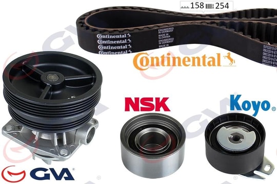 GVADevirdaimli Eksantrik Gergi Kiti 158X254 Brava 95-01 -Doblo 01- -Palıo-Albea 96- -Marea 97-02 1.6GVA 59WPK2140C