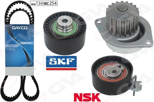 GVADevirdaimli Eksantrik Gergi Kiti P206-207-307-308-Partner-C2-C3-C4-Xsara-Berlıngo 1.6 16V Tu5jp4 Dfm Succe 1.6 16V 09-13 Tu5jp4GVA 59WPK4324