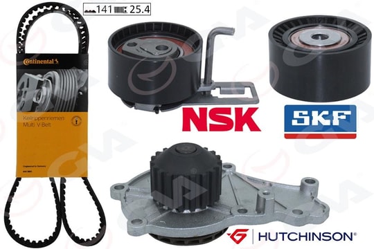 GVADevirdaimli Triger Seti 141X250 Focus 1.6 Tdci-Courier 1.5 Tdci-3008-308-C3 11-16 Euro 5 Av6q8a615ab-3M5q8591caGVA 59WPK4325C-1