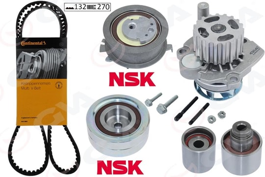 GVADevirdaimli Triger Seti Crafter-T6-A3-Jetta-Caddy-Polo-Passat 1.2-1.6-2.0 Tdı Cayb/C/D-Caab/C Ckub-Cffb-Cfwa-CagaGVA 59WPK7575-1