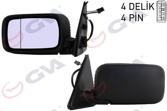 GVADıs Dıkız Aynası Elektırıklı Isıtmalı Mavı Cam Sag Bmw E36 Sedan 92 98GVA 1099353