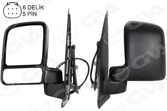 GVADış Dikiz Aynası Elektrikli Isıtmalı Çift Cam Sol Connect 02-08 Vm-6311EhlGVA 1033153
