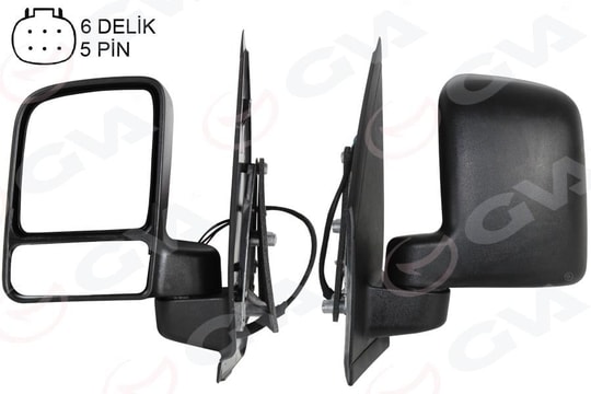 GVADış Dikiz Aynası Elektrikli Isıtmalı Çift Cam Sol Connect 02-08 Vm-6311EhlGVA 1033153