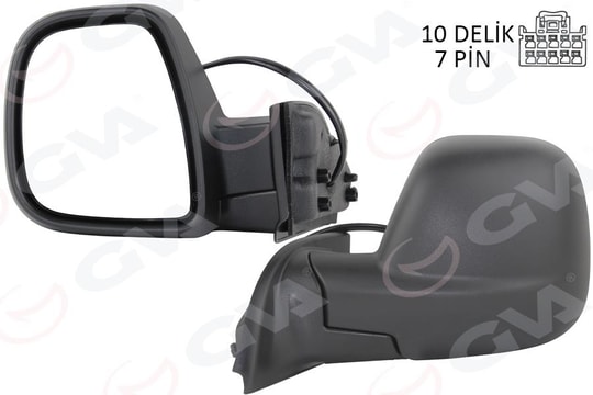 GVADış Dikiz Aynası Fıat Yeni Doblo Combi- Carg0 Elektrikli Desenli Rezistanslı Otomatik Açma Kapama Sol 23-GVA 1029107