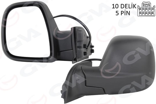 GVADış Dikiz Aynası Fıat Yeni Doblo Combi- Carg0 Elektrikli Desenli Rezistanslı Sol 23-GVA 1029103