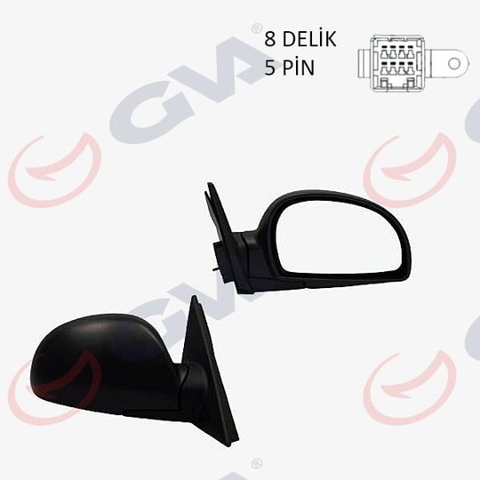 GVADış Dikiz Aynası Sağ Accent 03 Elektrikli Isıtmalı Konveks 5 Fiş Vm-449EhrGVA 1091115