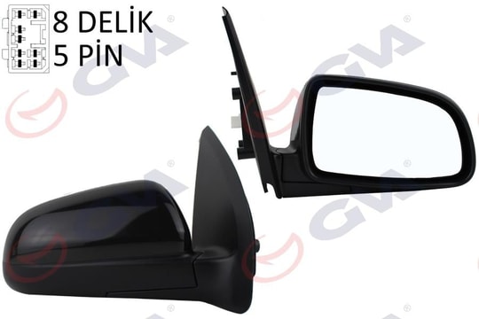 GVADış Dikiz Aynası Sağ Aveo 04 Elektrikli Isıtmalı KonveksGVA 1099170