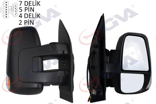 GVADış Dikiz Aynası Sağ Daıly 14 Elektirikli Isıtmalı Sinyalli Desenli Konveks Vm-6952EhrGVA 1029940