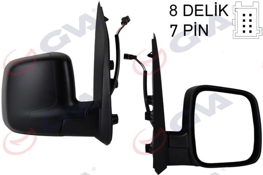 GVADış Dikiz Aynası Sağ Fıorıno-Bıpper-Nemo 07 Elektrikli Isıtmalı Sensörlü Konveks 7 Fiş Vm-6115EhsrGVA 1029330
