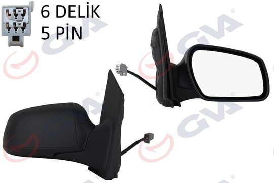 GVADış Dikiz Aynası Sağ Focus Iı 05 08 Elektrikli Isıtmalı Konveks 5 Fiş Vm-301EhrGVA 1035160