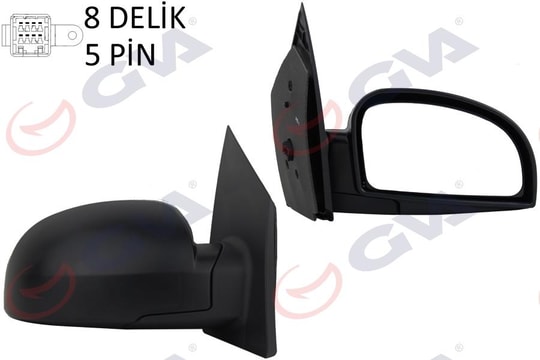 GVADış Dikiz Aynası Sağ Getz 02 Elektrikli Isıtmalı Konveks 5 Fiş Vm-452EhrGVA 1091215