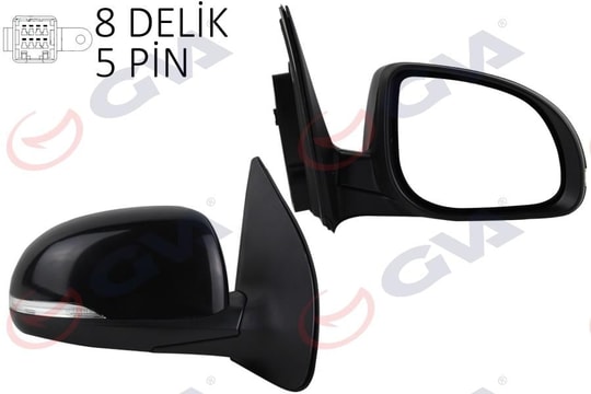GVADış Dikiz Aynası Sağ İ20 12 Elektrikli Isıtmalı Sinyalli KonveksGVA 1091280