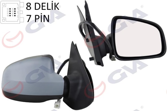 GVADış Dikiz Aynası Sağ Logan Sandero-Mcv 12 Elektrikli Isıtmalı Astarlı Sensörlü Konveks 7 Fiş Vm-6804EhpsrGVA 1019162