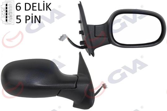 GVADış Dikiz Aynası Sağ Mıcra 03 Elektrikli Isıtmalı Konveks 5 Fiş Vm-222 EhrGVA 1099225