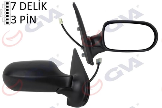 GVADış Dikiz Aynası Sağ Palıo Weekend 02 Albea 05 Elektrikli Alüminyum Ayaklı KonveksGVA 1021132