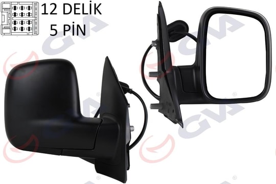 GVADış Dikiz Aynası Sağ Transporter T5 Multıvan 04 Elektrikli Isıtmalı Konveks 5 Fiş Vm-373EhrGVA 1075525