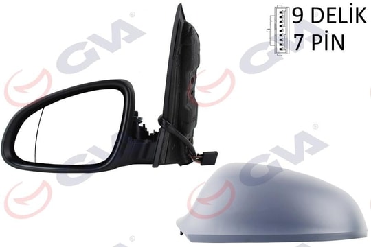 GVADış Dikiz Aynası Sol Astra J 09 Elektrikli Isıtmalı Katlanır Astarlı Asferik 7 Fiş Vm-973EbalGVA 1090138