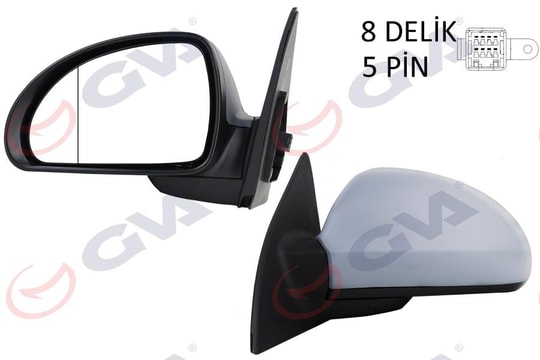 GVADış Dikiz Aynası Sol Ceed 07 Elektrikli Isıtmalı Astarlı Asferik 5 Fiş Vm-750Ehpa-5DlGVA 1091911