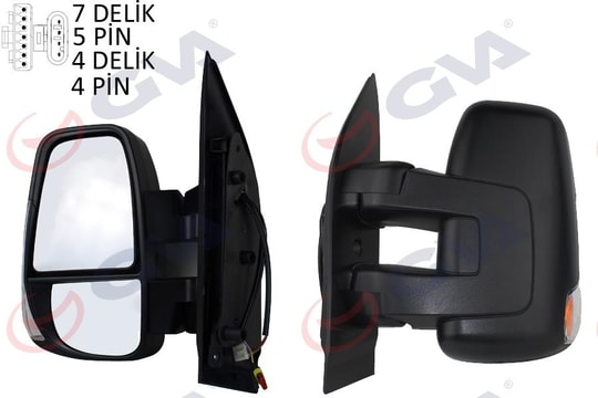 GVADış Dikiz Aynası Sol Daıly 14 Elektirikli Isıtmalı Sinyalli Desenli Konveks Vm-6852EhslGVA 1029941