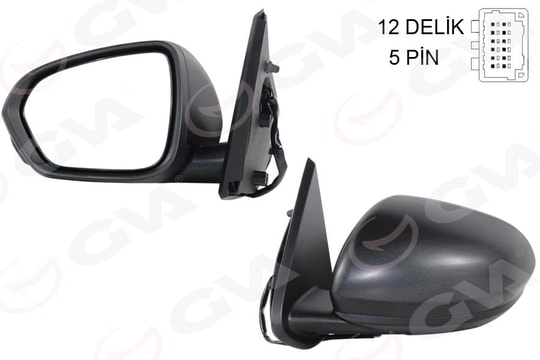 GVADış Dikiz Aynası Sol Elektrikli Isıtmalı Dacıa Duster 17-10 12H5p Vm-6805EhlGVA 1019187