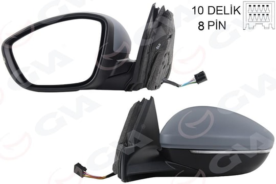 GVADış Dikiz Aynası Sol Elektrikli Isıtmalı Sinyalli Katlanır Astarlı Konveks 208 19- Corsa F 19- 10H8pGVA 1090230