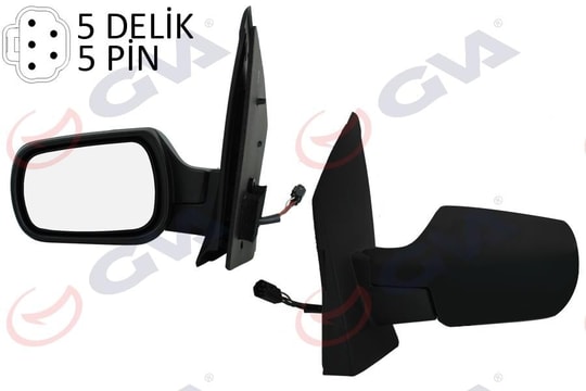 GVADış Dikiz Aynası Sol Fıesta 02 Elektrikli Isıtmalı Konveks 5 Fiş Vm-312EhlGVA 1037131