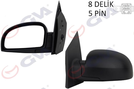 GVADış Dikiz Aynası Sol Getz 02 Elektrikli Isıtmalı Konveks 5 Fiş Vm-452EhlGVA 1091216
