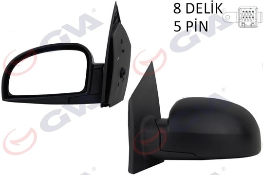 GVADış Dikiz Aynası Sol Getz 02 Elektrikli Isıtmalı Konveks 5 Fiş Vm-452EhlGVA 1091216